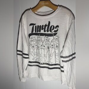 Nickelodeon Turtles White Sweatshirt